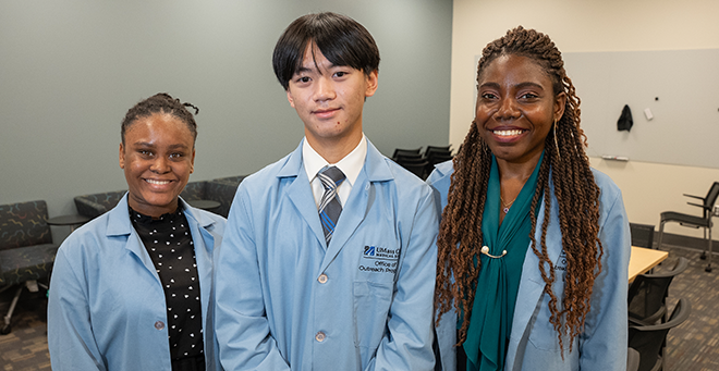 Three students from Summer Enrichment Program 2024